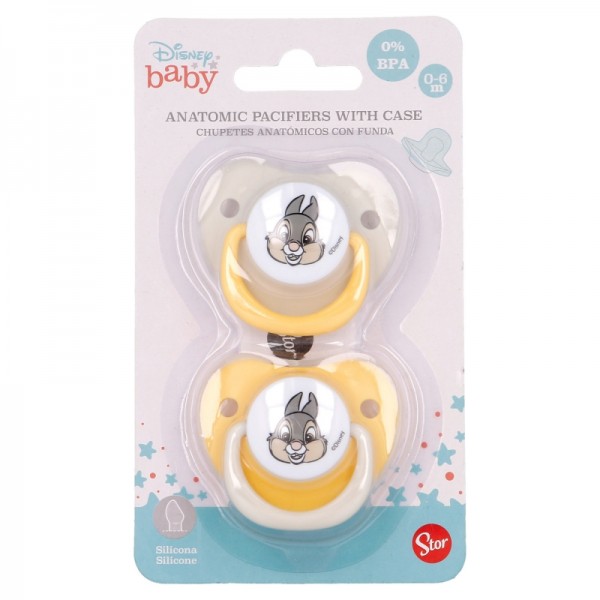 SET 2 CHUPETES TETINA ANATOMICA CLASSIC DISNEY