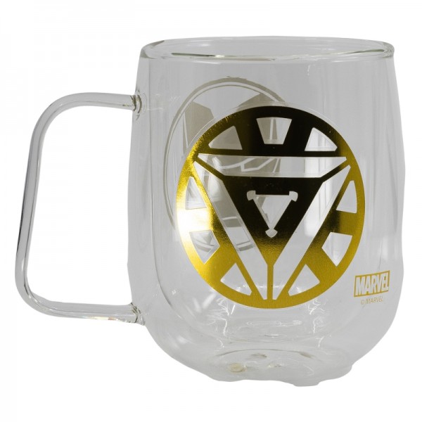 TAZA DE CRISTAL DE DOBLE PARED 290 ML | MARVEL