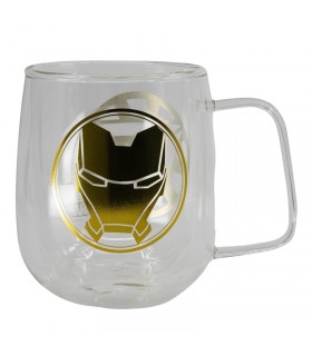 TAZA DE CRISTAL DE DOBLE PARED 290 ML | MARVEL