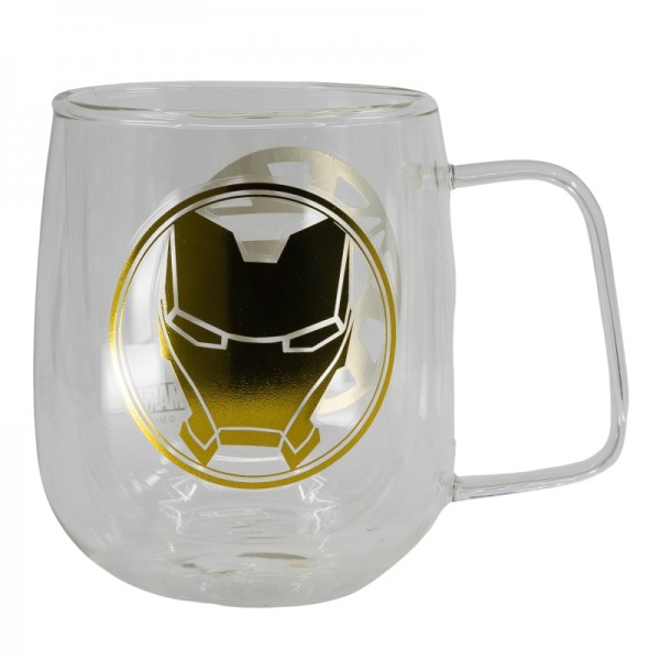 TAZA DE CRISTAL DE DOBLE PARED 290 ML | MARVEL