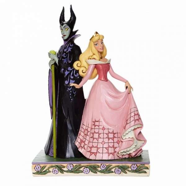 FIGURA DISNEY LA BELLA DURMIENTE AURORA Y MALEFICA