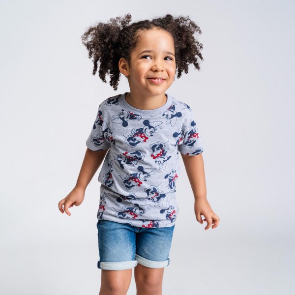 CAMISETA CORTA SINGLE JERSEY PUNTO MINNIE