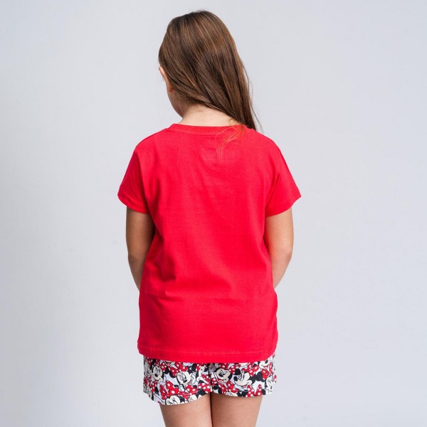 PIJAMA CORTO SINGLE JERSEY PUNTO MINNIE