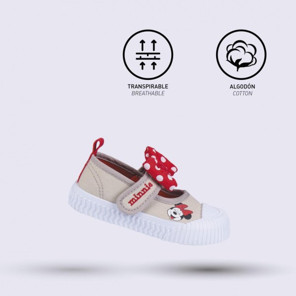 ZAPATILLA LONETA SUELA PVC BAILARINA MINNIE
