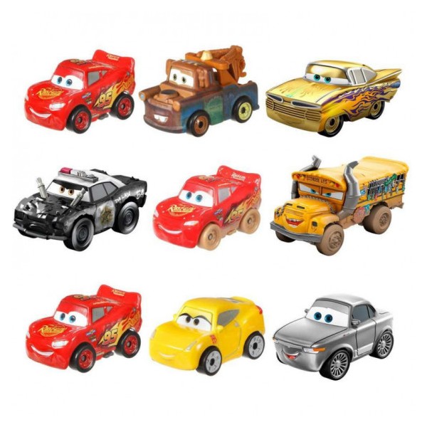 Disney Cars Pack de 3 mini vehículos