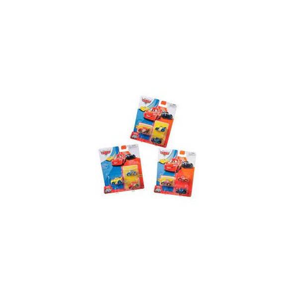 Disney Cars Pack de 3 mini vehículos