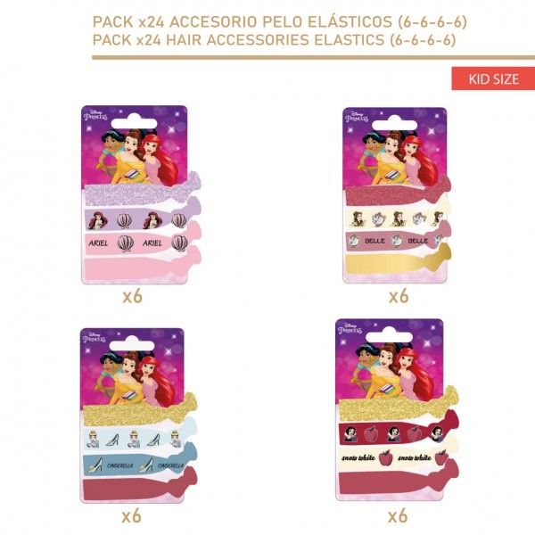 ACCESORIOS PELO ELÁSTICOS (PRINCESS)