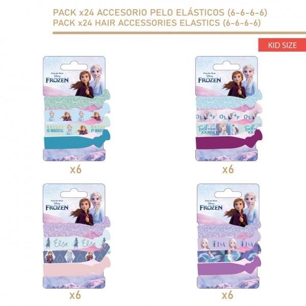 ACCESORIOS PELO ELÁSTICOS (FROZEN II)