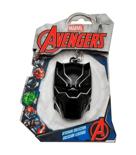 Llavero 3D metálico Black Panther