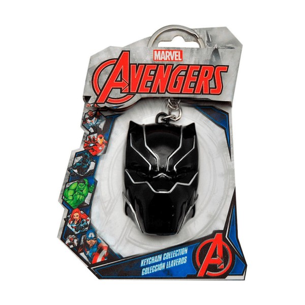 Llavero metálico Black Panther