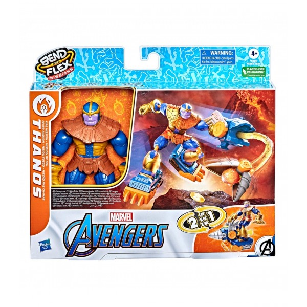 FIGURA BEND AND FLEX PACKS MISIONES SURTIDO AVENGERS