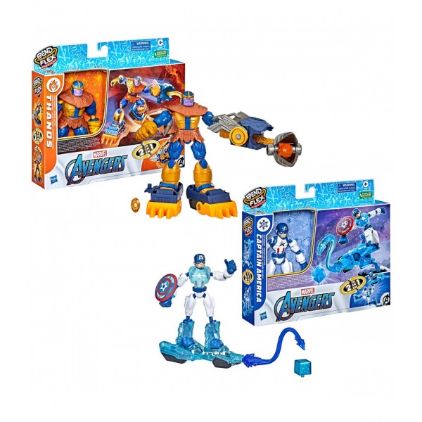 FIGURA BEND AND FLEX PACKS MISIONES SURTIDO AVENGERS