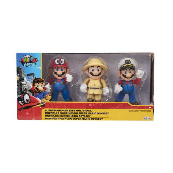 Blister 3 figuras Super Mario Nintendo 10cm