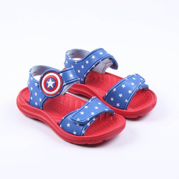 SANDALIAS PLAYA ESTAMPADO AVENGERS CAPITAN AMERICA