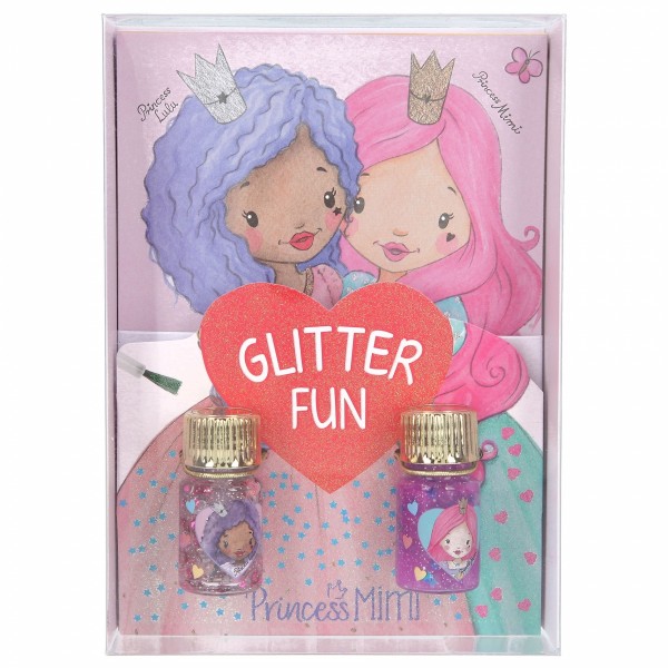 Princess Mimi set creativo pegamento de purpurina, Magic Disney
