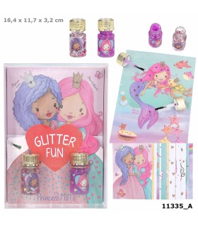 Princess Mimi set creativo pegamento de purpurina, Magic Disney