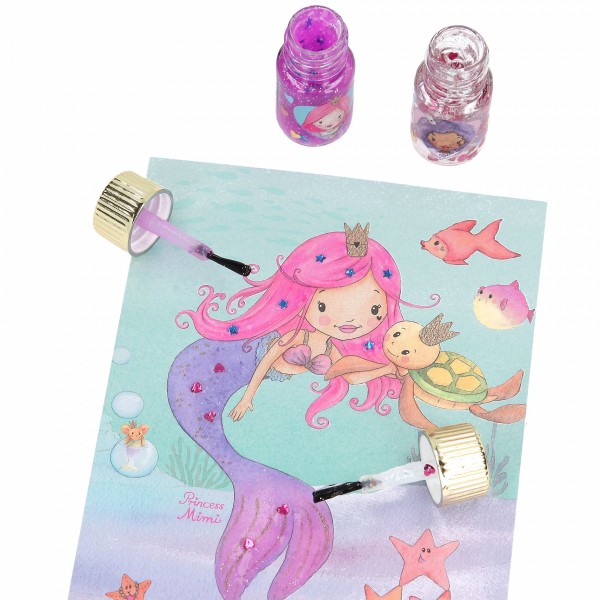 Princess Mimi set creativo pegamento de purpurina, Magic Disney