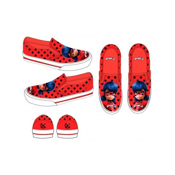 Zapatillas lona slip-on Ladybug