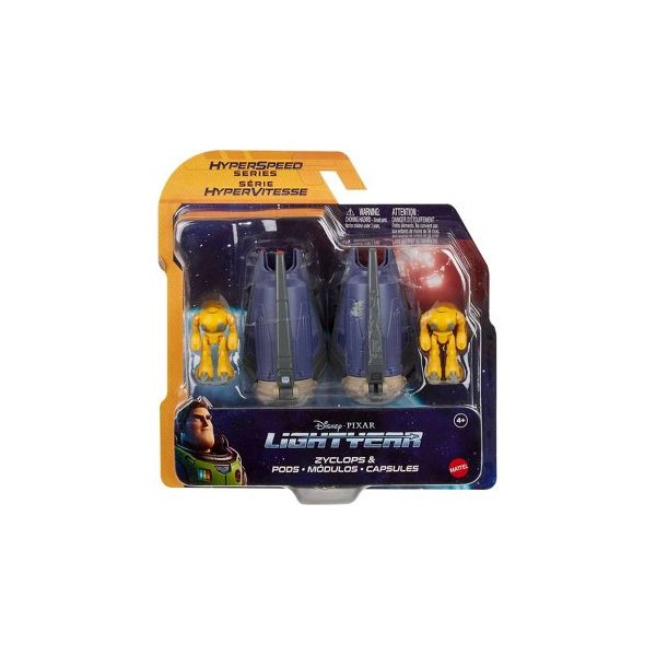 Disney Pixar Light Year Hyperspeed Series Zyclops y vainas