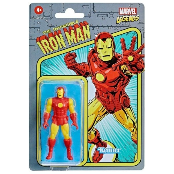Figura Retro Iron Man Marvel 9,5cm, Magic Disney