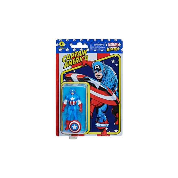 Figura Retro Capitan America Marvel 9,5cm, Magic Disney