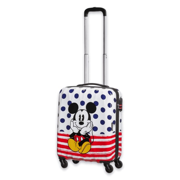 Maleta Mikey Blue Dots (4 ruedas) 65cm, Magic Disney