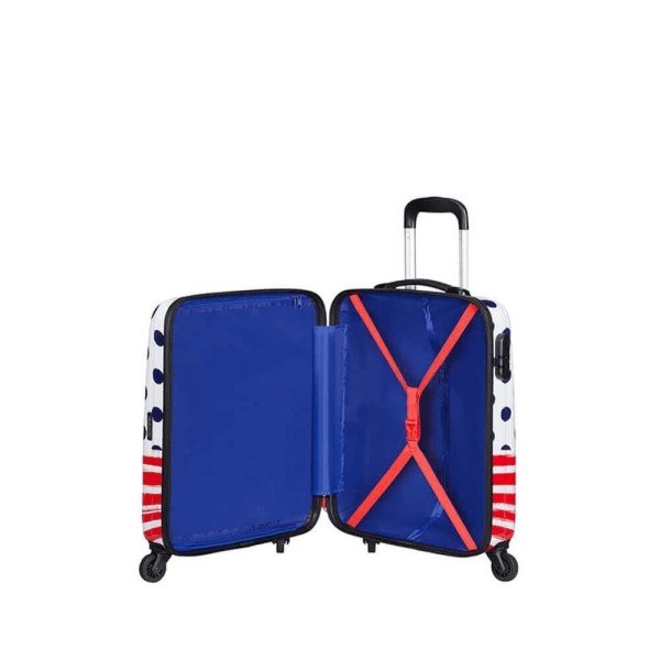 Maleta Mikey Blue Dots (4 ruedas) 65cm, Magic Disney