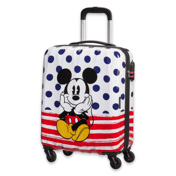 Maleta Mikey Blue Dots (4 ruedas) 65cm, Magic Disney