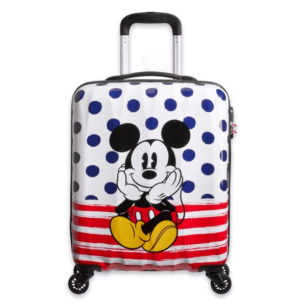 Maleta Mikey Blue Dots (4 ruedas) 65cm, Magic Disney