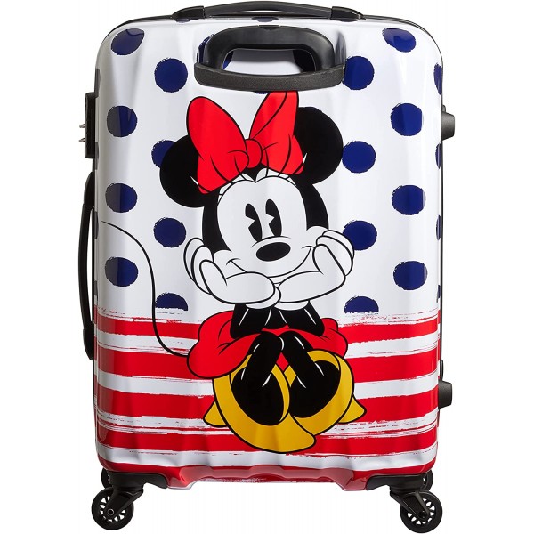Maleta Minnie Blue Dots (4 ruedas) 65cm, Magic Disney