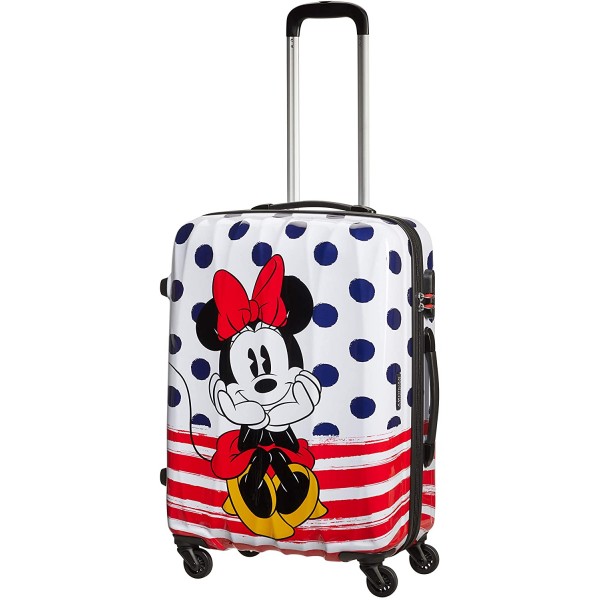 Maleta Minnie Blue Dots (4 ruedas) 65cm, Magic Disney