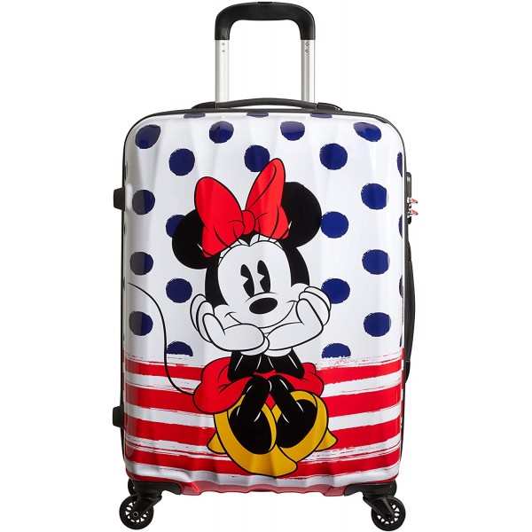 Maleta Minnie Blue Dots (4 ruedas) 65cm, Magic Disney