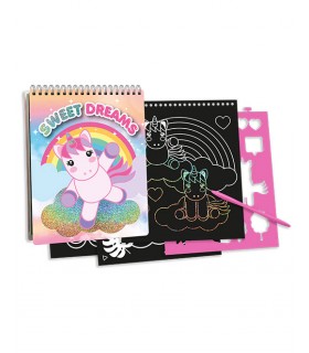 Libreta A5 rasca in display Sweet Dreams, Magic Disney