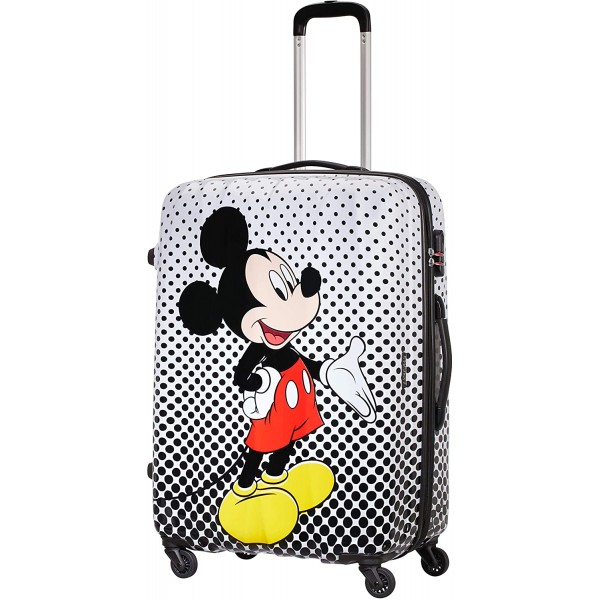 Maleta Mikey Mouse Polka Dot (4 ruedas) 75cm, Magic Disney