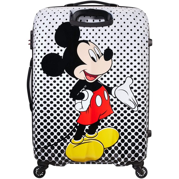Maleta Mikey Mouse Polka Dot (4 ruedas) 75cm, Magic Disney