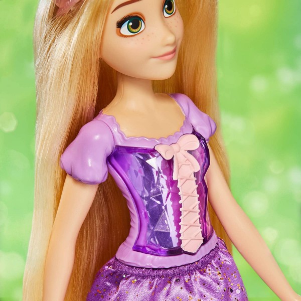 Disney Muñeca Rapunzel Brillo Real 30cm