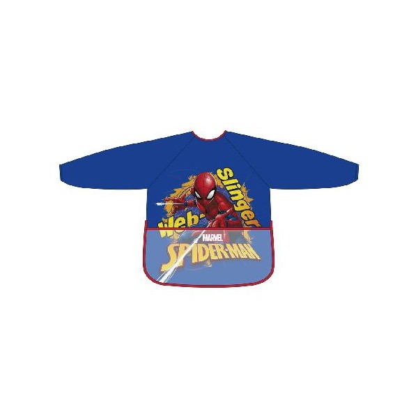 DELANTAL PVC SPIDERMAN CON MANGAS