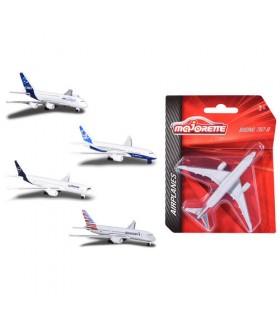 Avion pasajeros metal 7,5cm surtido 13cm