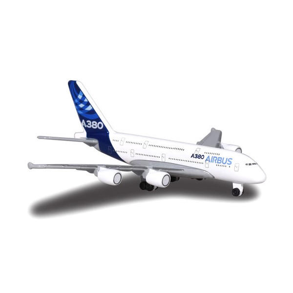 Avion pasajeros metal 7,5cm surtido 13cm