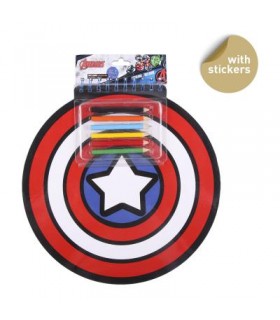 LIBRETA COLORES AVENGERS CAPITAN AMERICA