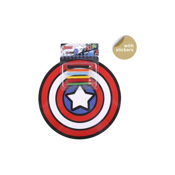 LIBRETA COLORES AVENGERS CAPITAN AMERICA