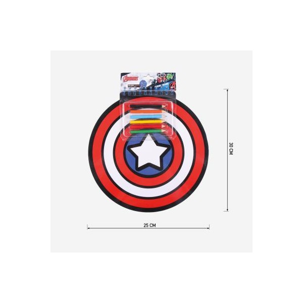 LIBRETA COLORES AVENGERS CAPITAN AMERICA