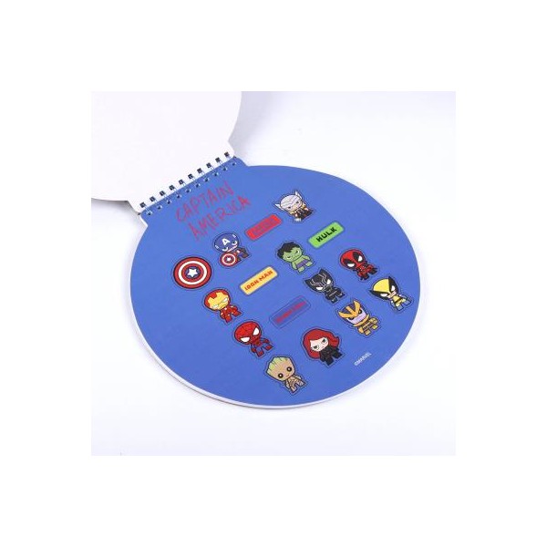 LIBRETA COLORES AVENGERS CAPITAN AMERICA