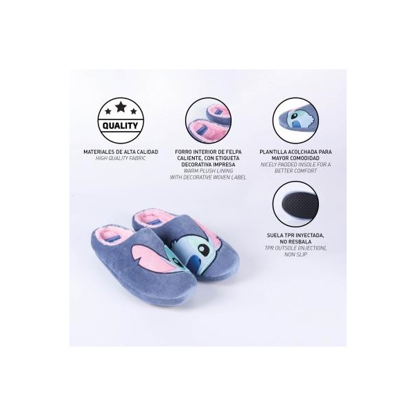 ZAPATILLAS DE CASA ABIERTA STITCH