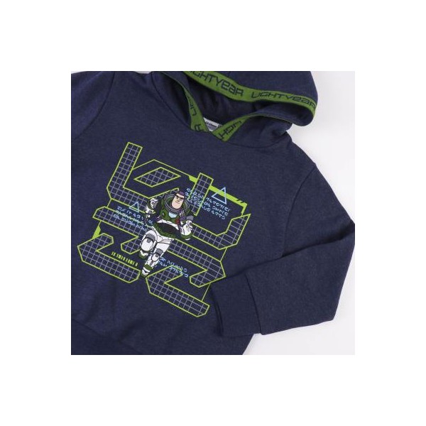 SUDADERA CON CAPUCHA COTTON BRUSHED BUZZ LIGHTYEAR