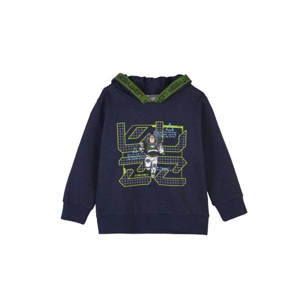 SUDADERA CON CAPUCHA COTTON BRUSHED BUZZ LIGHTYEAR