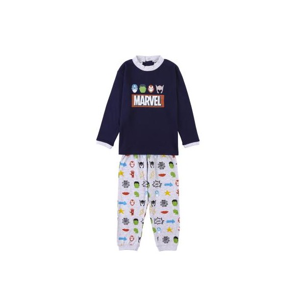 PIJAMA LARGO INTERLOCK MARVEL