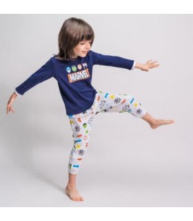 PIJAMA LARGO INTERLOCK MARVEL