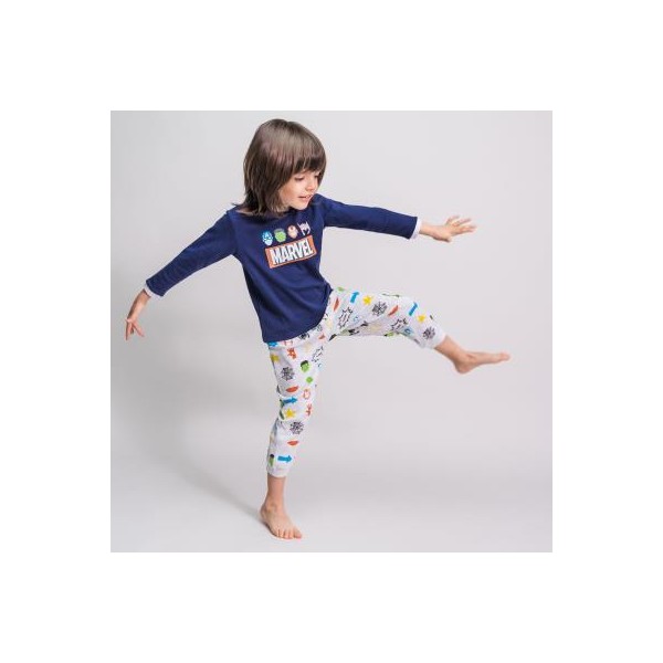 PIJAMA LARGO INTERLOCK MARVEL