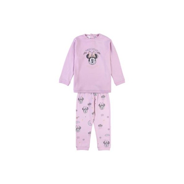 PIJAMA LARGO VELOUR COTTON MINNIE
